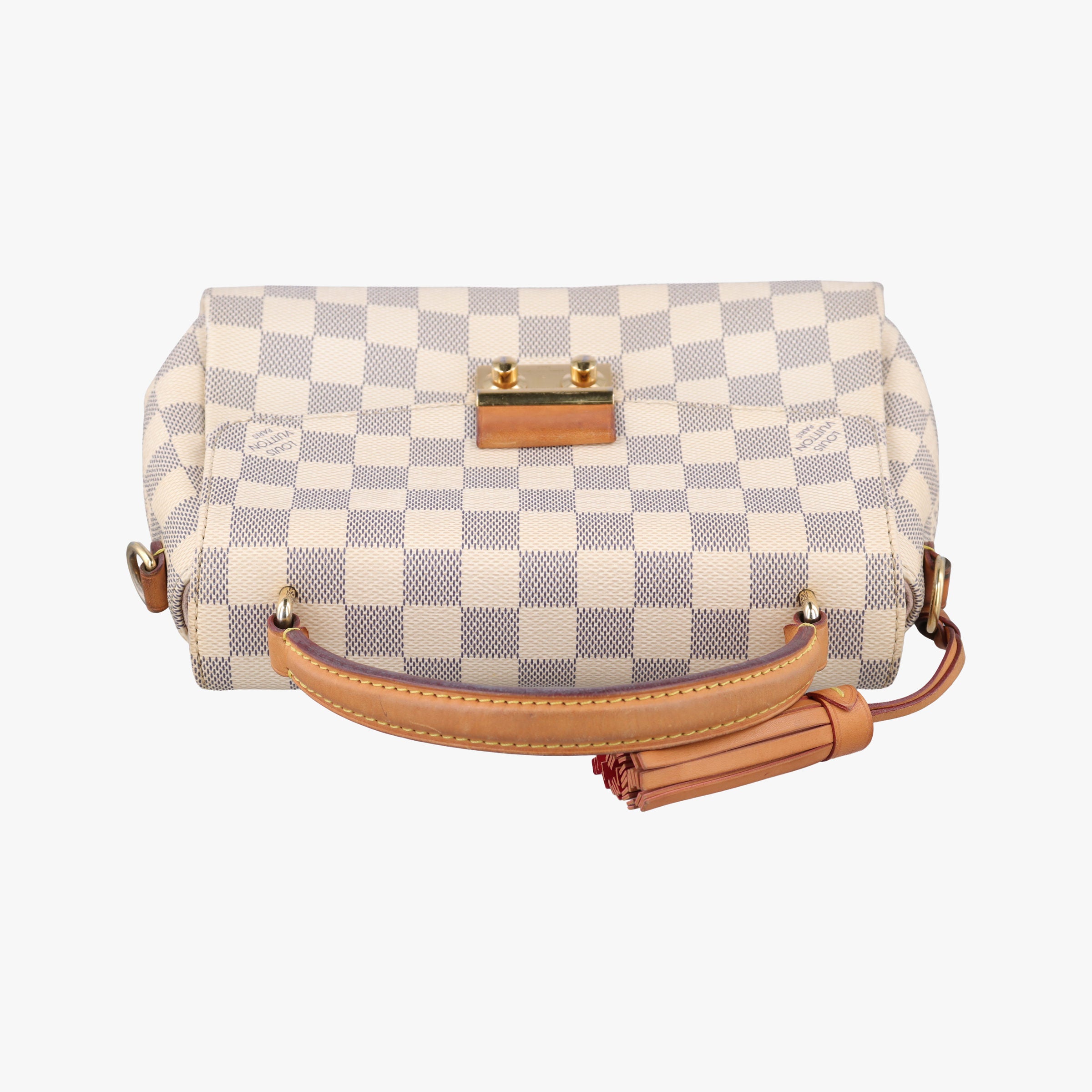 Pre-owned Louis Vuitton CROISETTE Azur Damier Canvas N41581 shoulderbag | stylenewstar