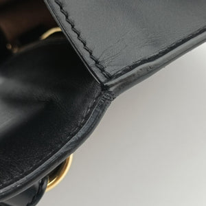 Secondhand Gucci Sylvie Black×green×red Leather 421882 shoulderbag | stylenewstar
