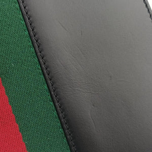 Secondhand Gucci Sylvie Black×green×red Leather 421882 shoulderbag | stylenewstar