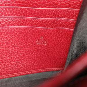 Pre-owned Gucci Dionysus Red Leather 401231 shoulderbag | stylenewstar