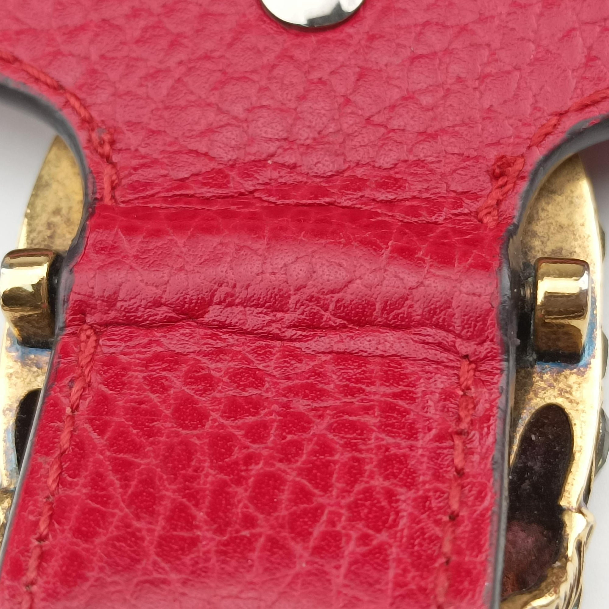 Pre-owned Gucci Dionysus Red Leather 401231 shoulderbag | stylenewstar
