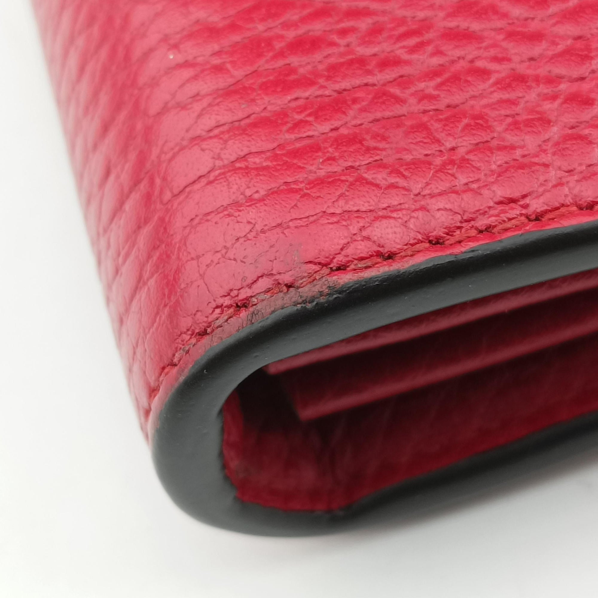 Pre-owned Gucci Dionysus Red Leather 401231 shoulderbag | stylenewstar