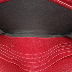 Pre-owned Gucci Dionysus Red Leather 401231 shoulderbag | stylenewstar