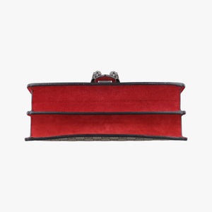 Pre-owned Gucci Dionysus beige×red PVC coated canvas × suede 400249 shoulderbag | stylenewstar