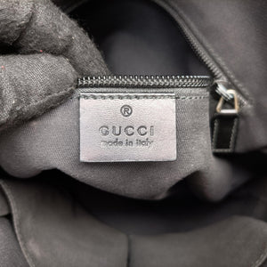 Pre-owned Gucci GG Imprime Messenger Black Leather 201448 shoulderbag | stylenewstar