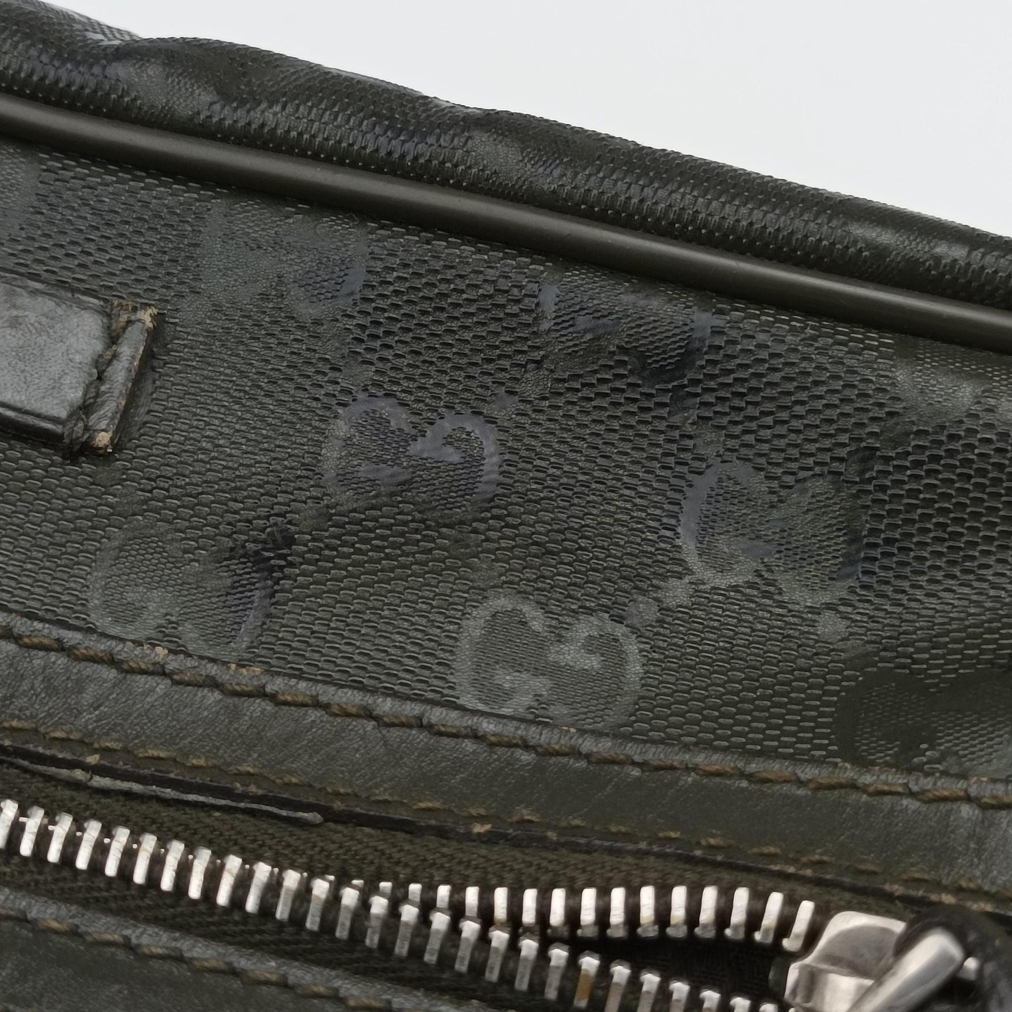 Pre-owned Gucci GG Imprime Messenger Brown PVC coated canvas 201448 shoulderbag | stylenewstar