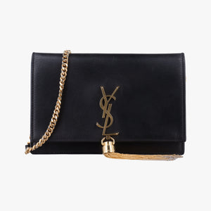 Vintage Yves Saint Laurent KATE Black Leather 452159 shoulderbag | stylenewstar
