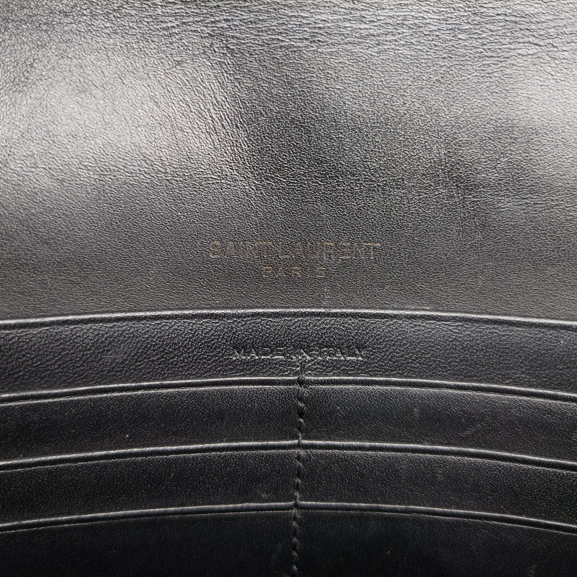 Vintage Yves Saint Laurent KATE Black Leather 452159 shoulderbag | stylenewstar