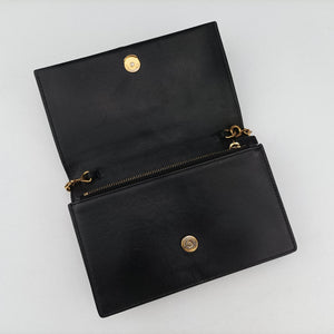 Vintage Yves Saint Laurent KATE Black Leather 452159 shoulderbag | stylenewstar