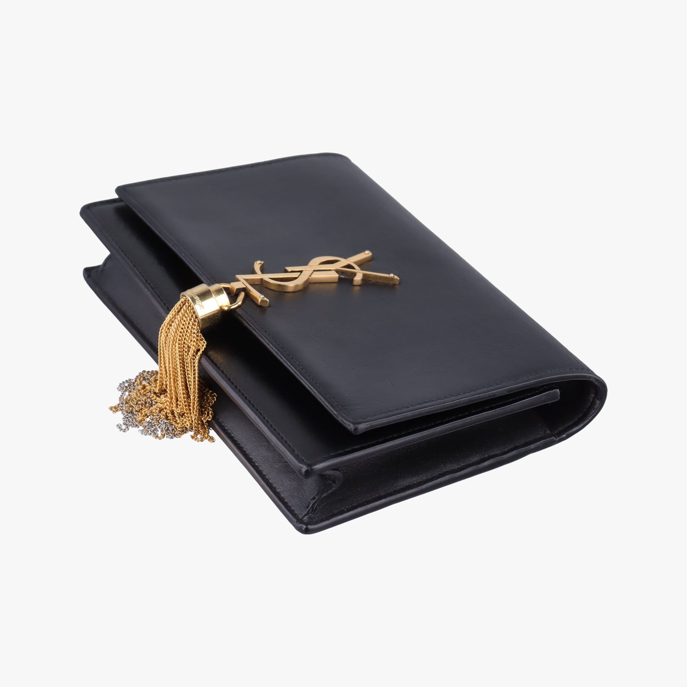 Vintage Yves Saint Laurent KATE Black Leather 452159 shoulderbag | stylenewstar