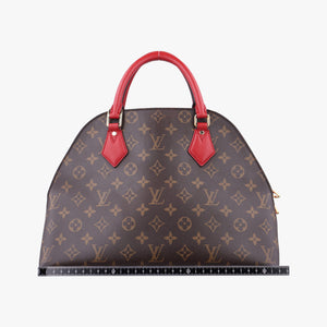 Pre-owned Louis Vuitton Alma Bag Into Bag Brown×Rouge Monogram Canvas M41779 shoulderbag | stylenewstar