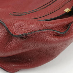 Pre-owned Chloe Mercy Red Leather  shoulderbag | stylenewstar