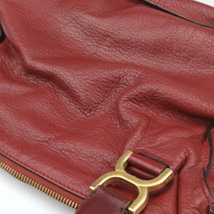 Pre-owned Chloe Mercy Red Leather  shoulderbag | stylenewstar