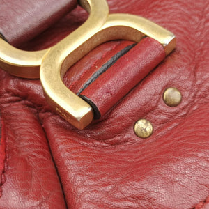Pre-owned Chloe Mercy Red Leather  shoulderbag | stylenewstar