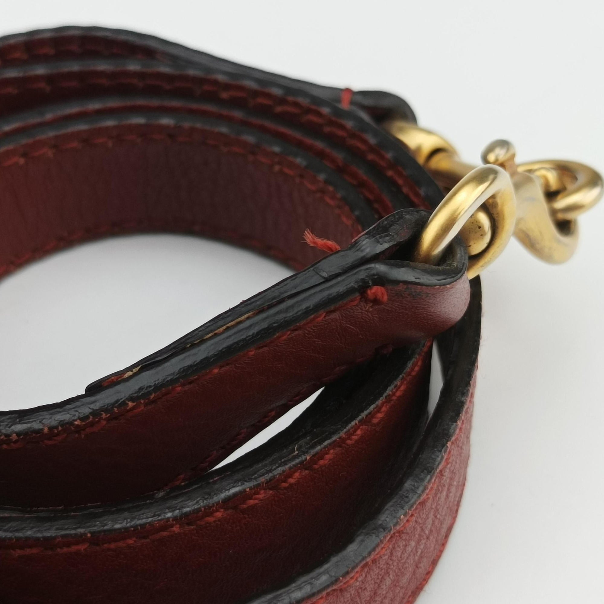 Pre-owned Chloe Mercy Red Leather  shoulderbag | stylenewstar