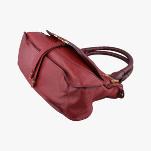 Pre-owned Chloe Mercy Red Leather  shoulderbag | stylenewstar