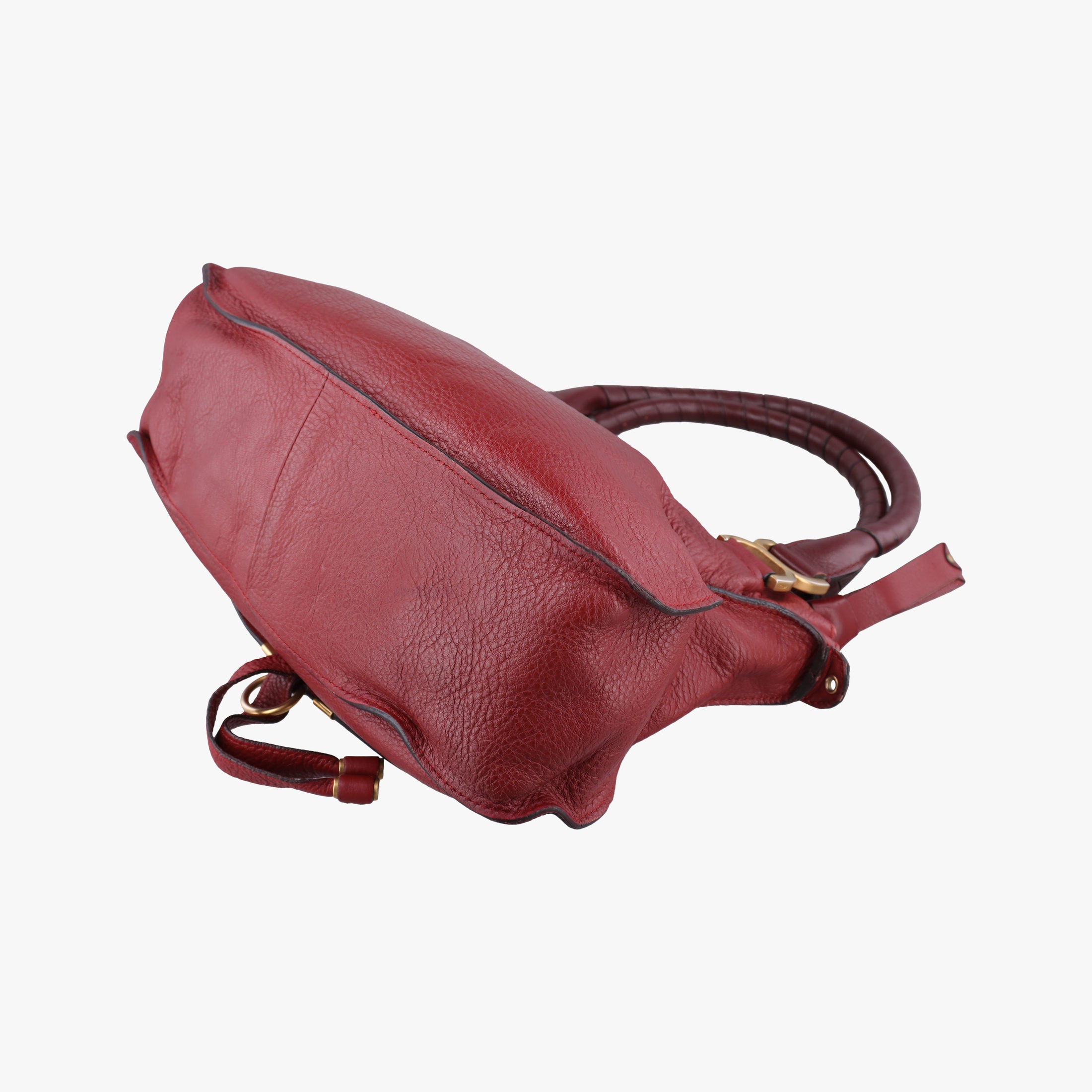 Pre-owned Chloe Mercy Red Leather  shoulderbag | stylenewstar