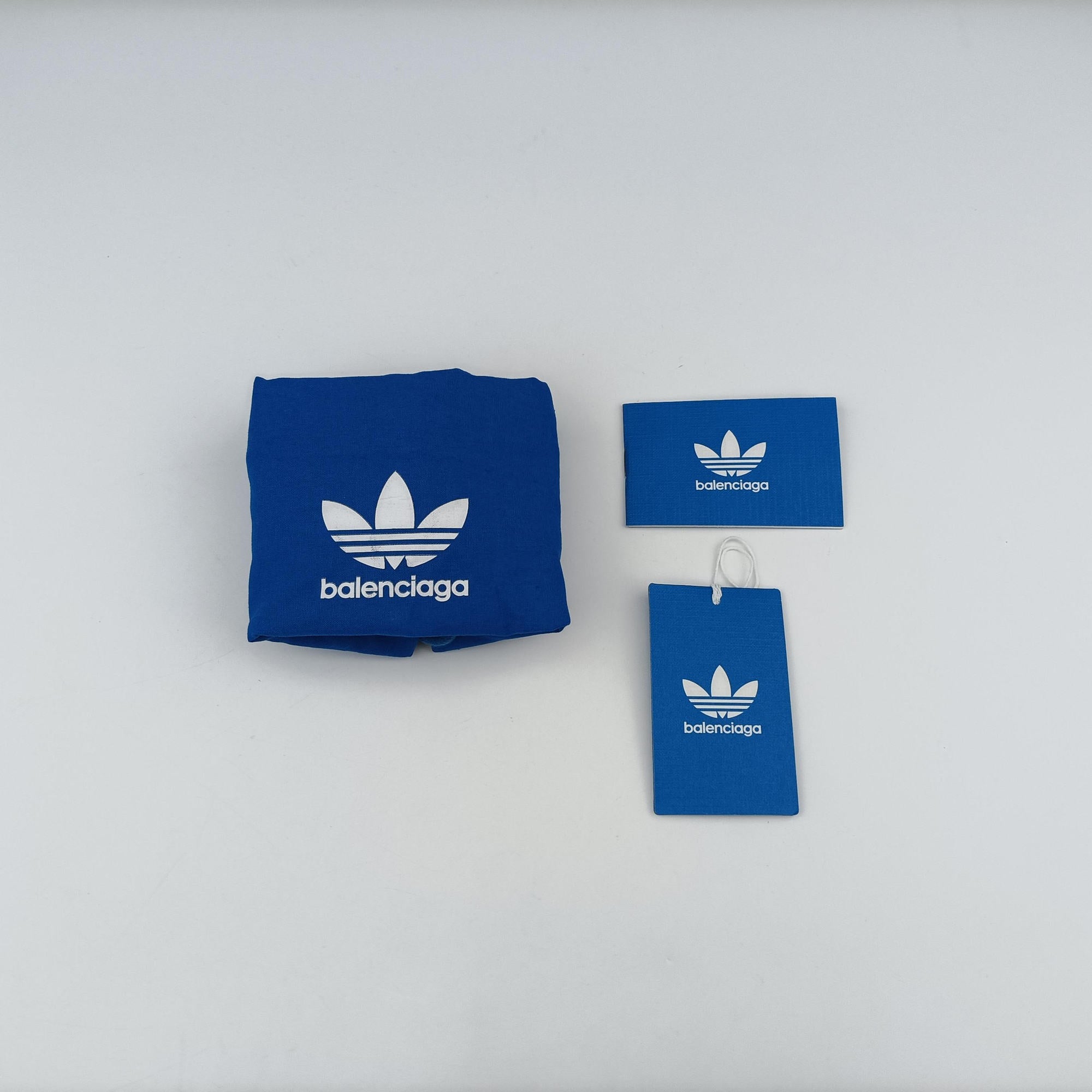 Pre-owned Balenciaga Hourglass adidas White x black Leather  shoulderbag | stylenewstar