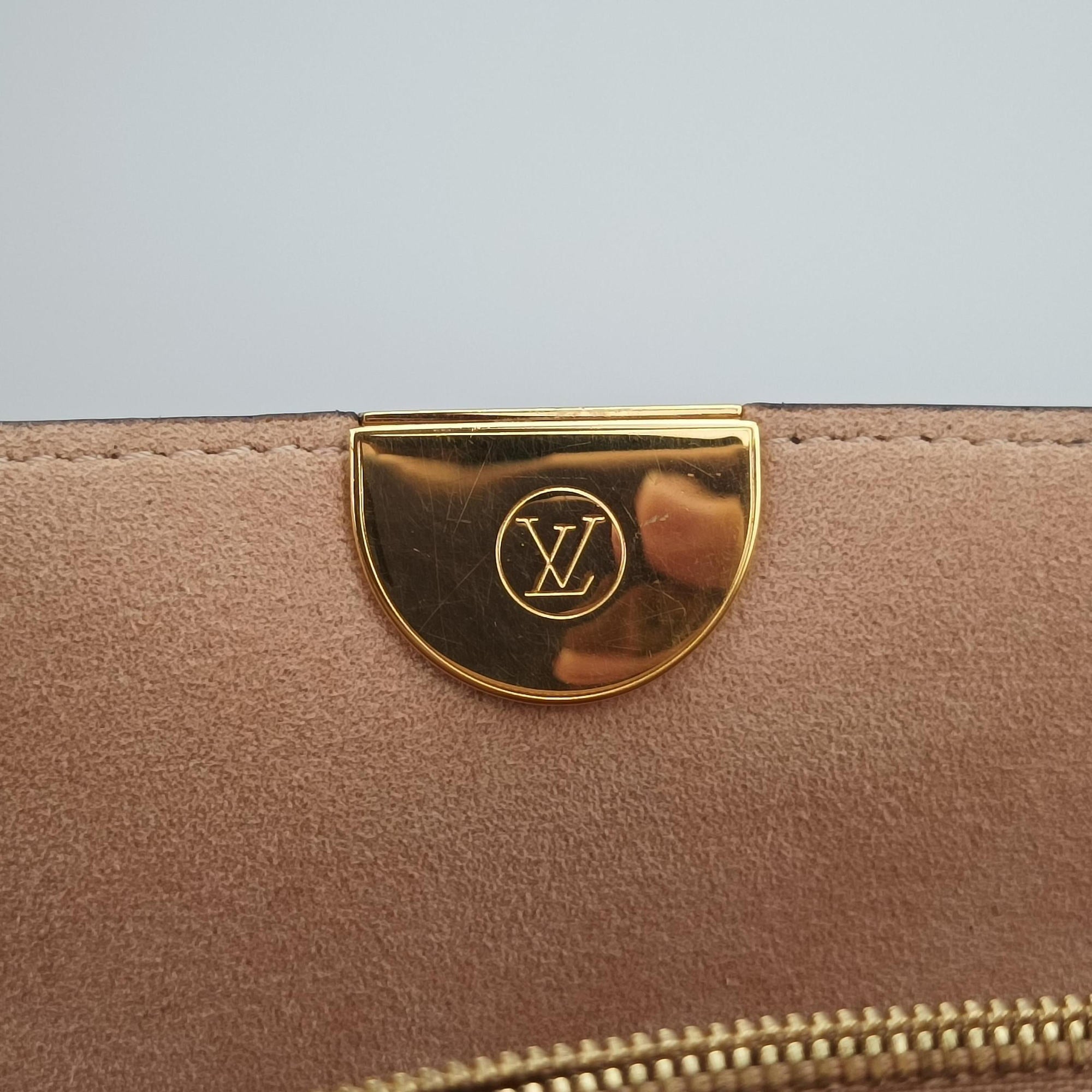 Pre-owned Louis Vuitton FLANDRIN Brown×CERISE Monogram Canvas×calf leather M41596 handbag | stylenewstar