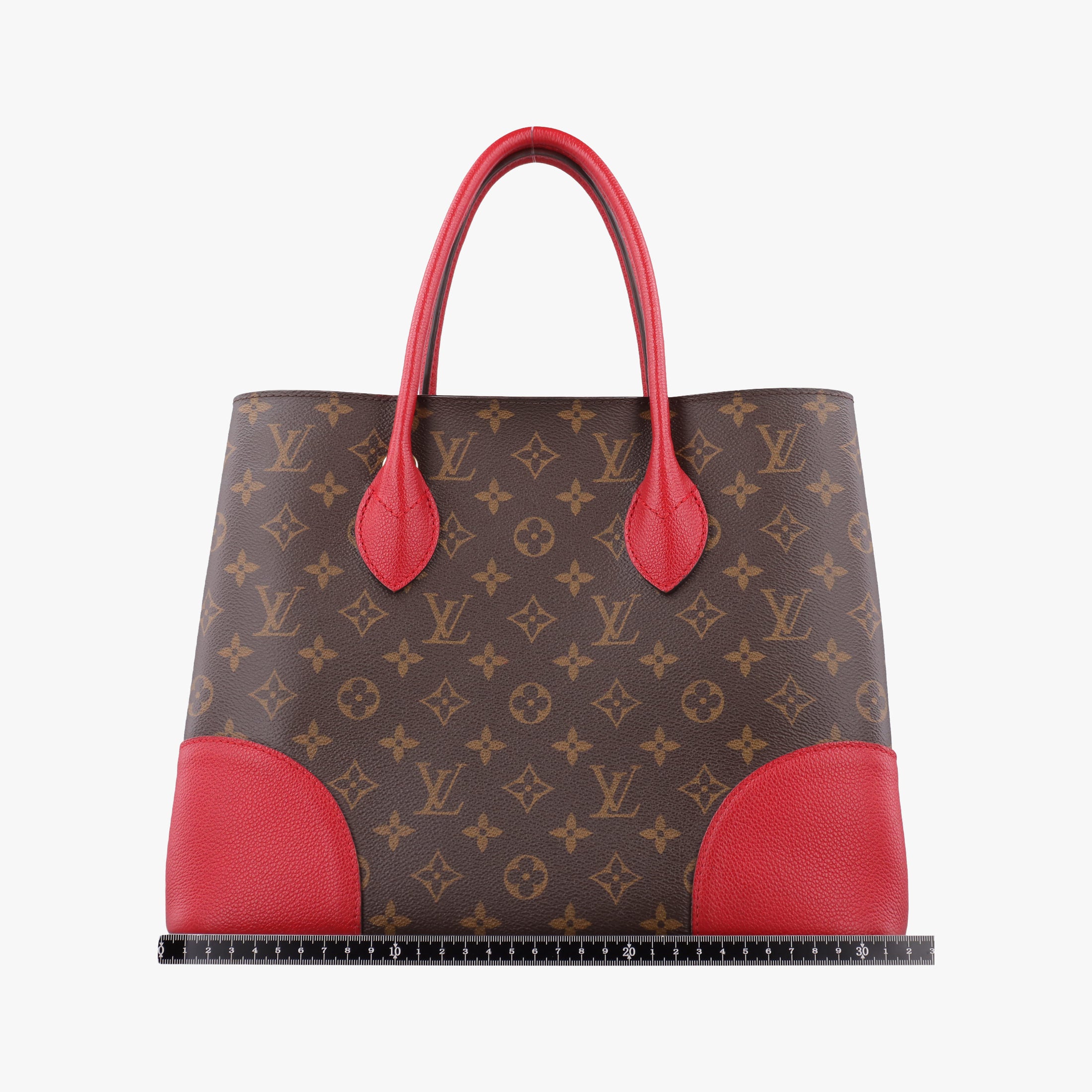 Pre-owned Louis Vuitton FLANDRIN Brown×CERISE Monogram Canvas×calf leather M41596 handbag | stylenewstar