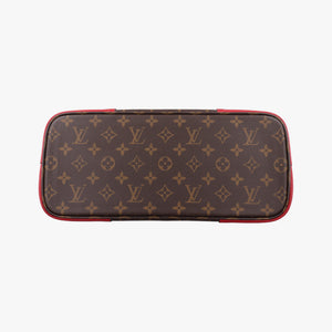 Pre-owned Louis Vuitton FLANDRIN Brown×CERISE Monogram Canvas×calf leather M41596 handbag | stylenewstar