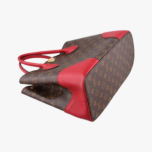Pre-owned Louis Vuitton FLANDRIN Brown×CERISE Monogram Canvas×calf leather M41596 handbag | stylenewstar