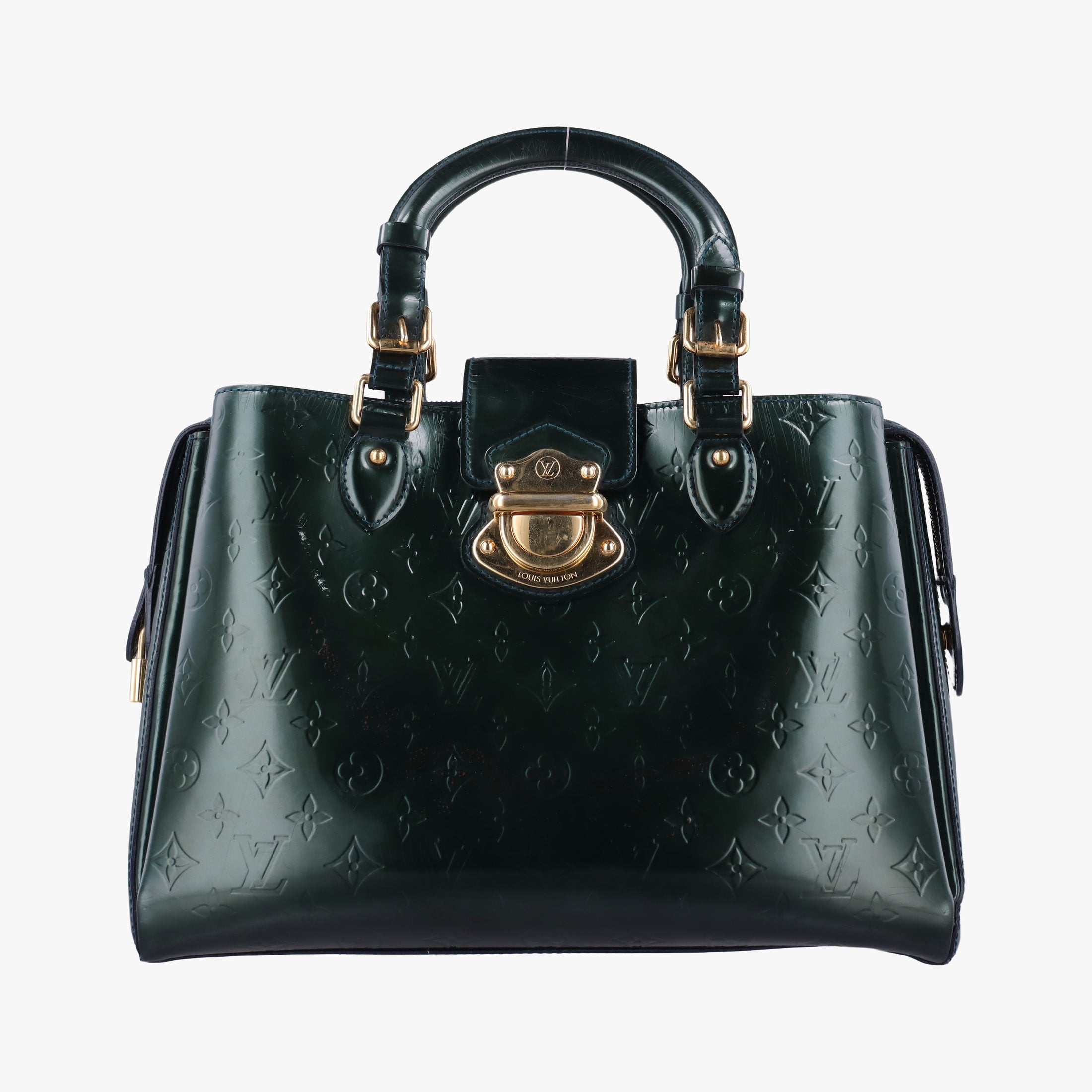 Pre-owned Louis Vuitton MELROSE AVENUE Bleu Nuit Vernis M93756 handbag | stylenewstar