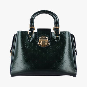 Pre-owned Louis Vuitton MELROSE AVENUE Bleu Nuit Vernis M93756 handbag | stylenewstar