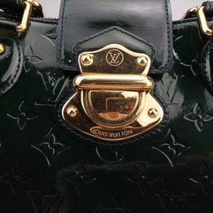 Pre-owned Louis Vuitton MELROSE AVENUE Bleu Nuit Vernis M93756 handbag | stylenewstar