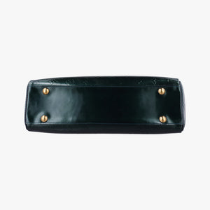 Pre-owned Louis Vuitton MELROSE AVENUE Bleu Nuit Vernis M93756 handbag | stylenewstar