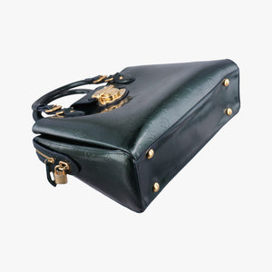 Pre-owned Louis Vuitton MELROSE AVENUE Bleu Nuit Vernis M93756 handbag | stylenewstar