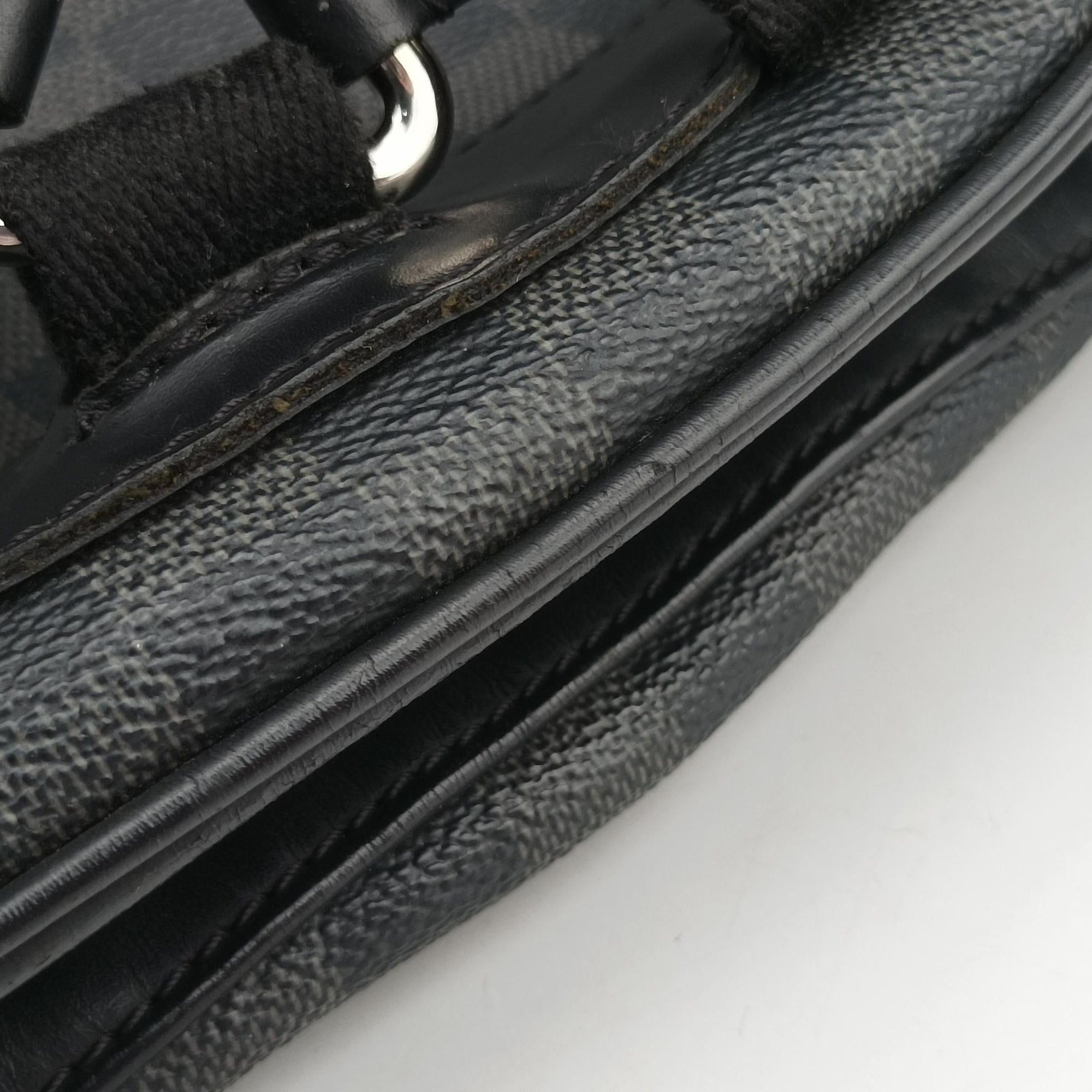 Vintage Louis Vuitton Josh Noir Damier Graphite N41473 backpack/rucksack | stylenewstar