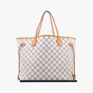 Vintage Louis Vuitton Neverfull MM Azur Damier Canvas N51107 shoulderbag | stylenewstar