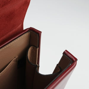 Pre-owned Gucci Sylvie 1969 Red Patent Leather 589479 shoulderbag | stylenewstar