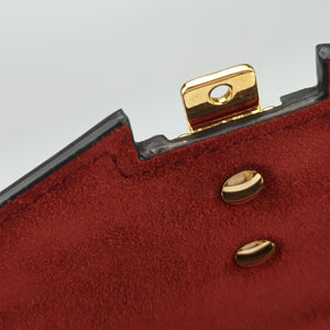Pre-owned Gucci Sylvie 1969 Red Patent Leather 589479 shoulderbag | stylenewstar