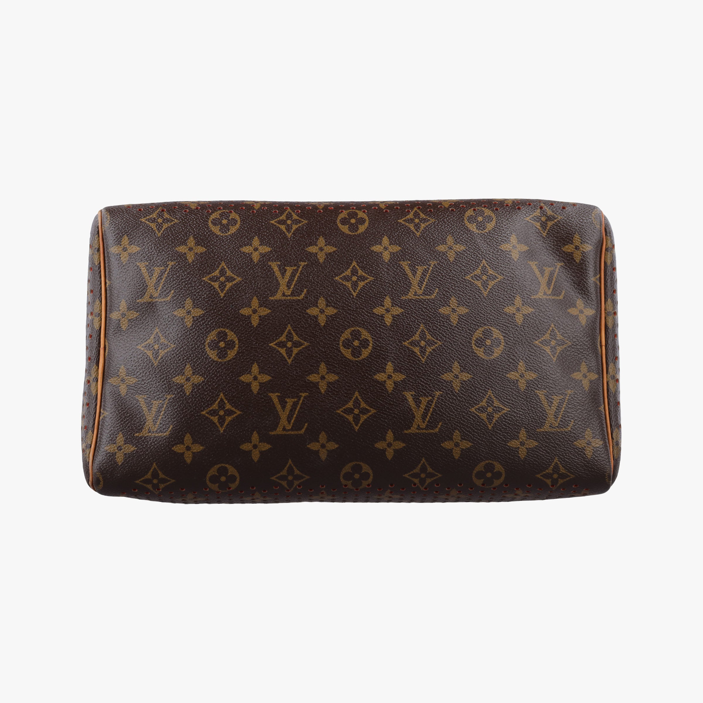 Pre-owned Louis Vuitton Speedy30 brown×Fuchsia Pink Monogram Perfo M95180 handbag | stylenewstar