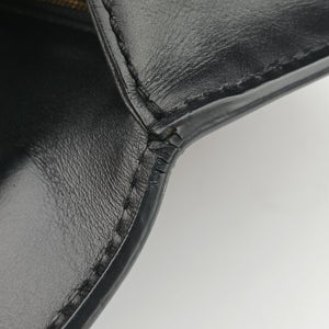 Pre-owned Gucci Sylvie Black×green×red Leather 421882 shoulderbag | stylenewstar