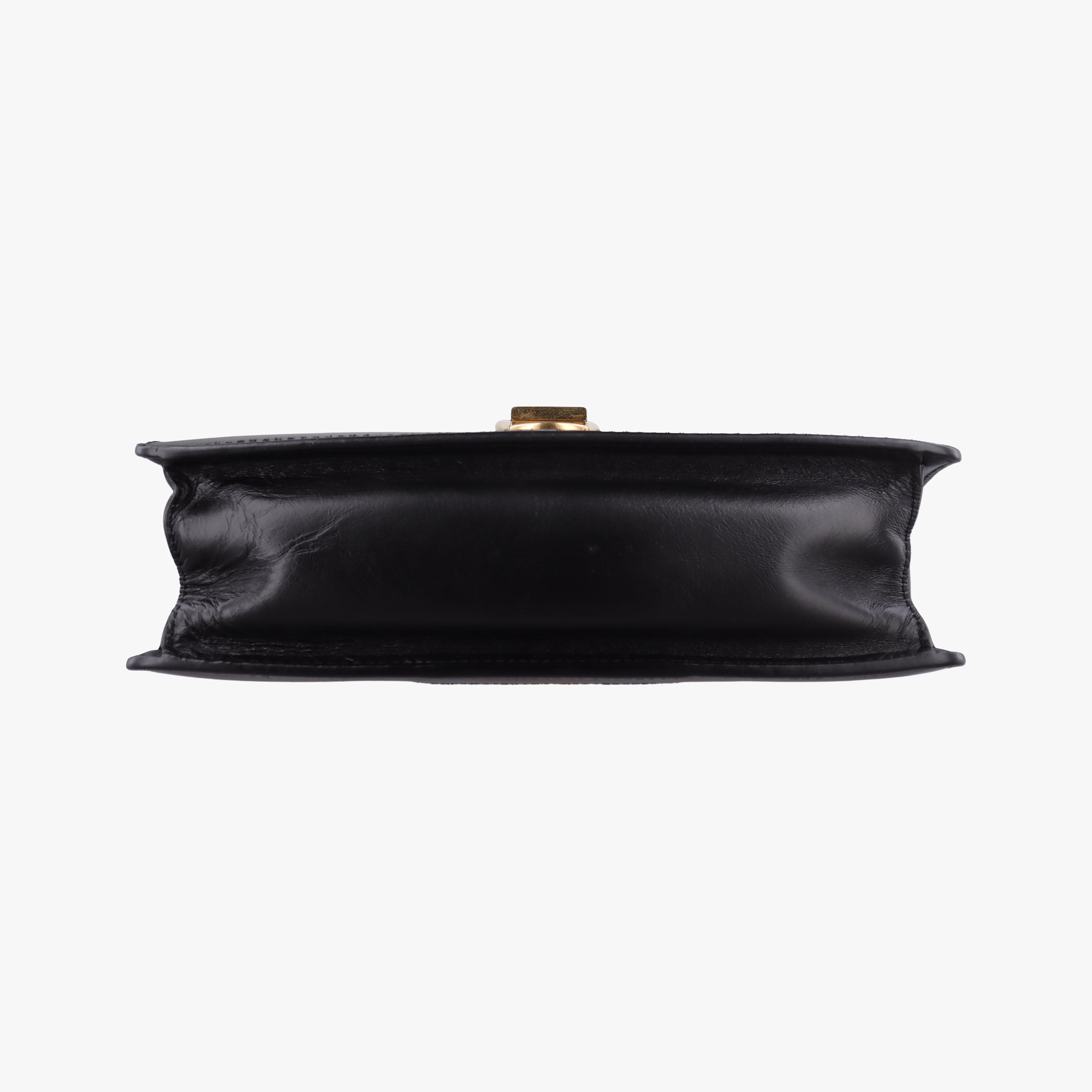 Pre-owned Gucci Sylvie Black×green×red Leather 421882 shoulderbag | stylenewstar