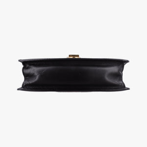 Pre-owned Gucci Sylvie Black×green×red Leather 421882 shoulderbag | stylenewstar