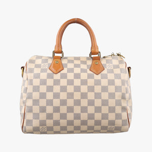 Vintage Louis Vuitton Speedy 25 AZUR Damier Canvas N41534 handbag | stylenewstar