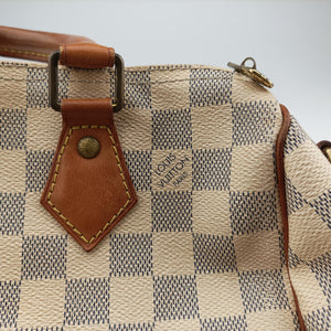 Vintage Louis Vuitton Speedy 25 AZUR Damier Canvas N41534 handbag | stylenewstar