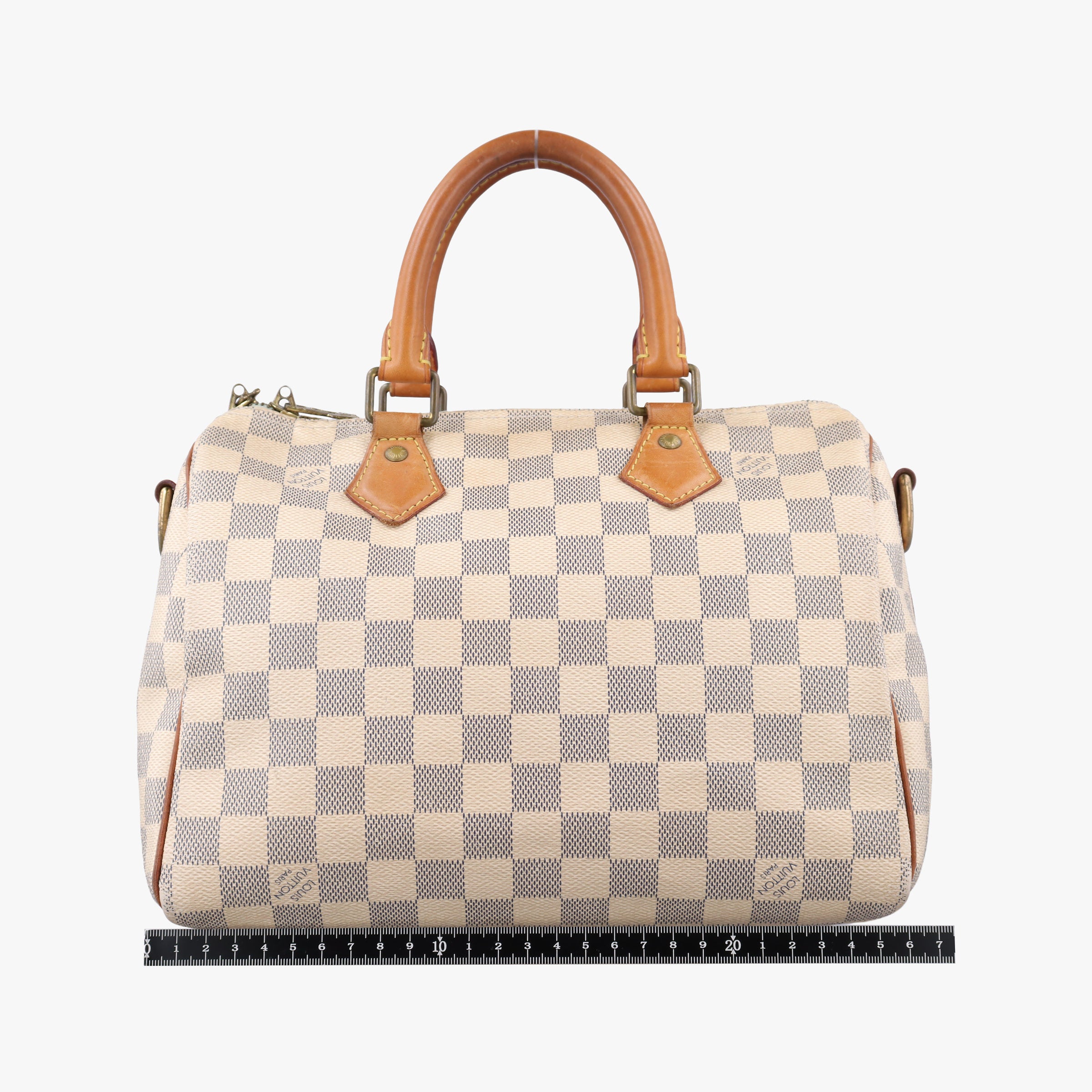 Vintage Louis Vuitton Speedy 25 AZUR Damier Canvas N41534 handbag | stylenewstar