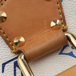 Pre-owned Louis Vuitton Alma PM white Monogram Multicolor M92647 handbag | stylenewstar