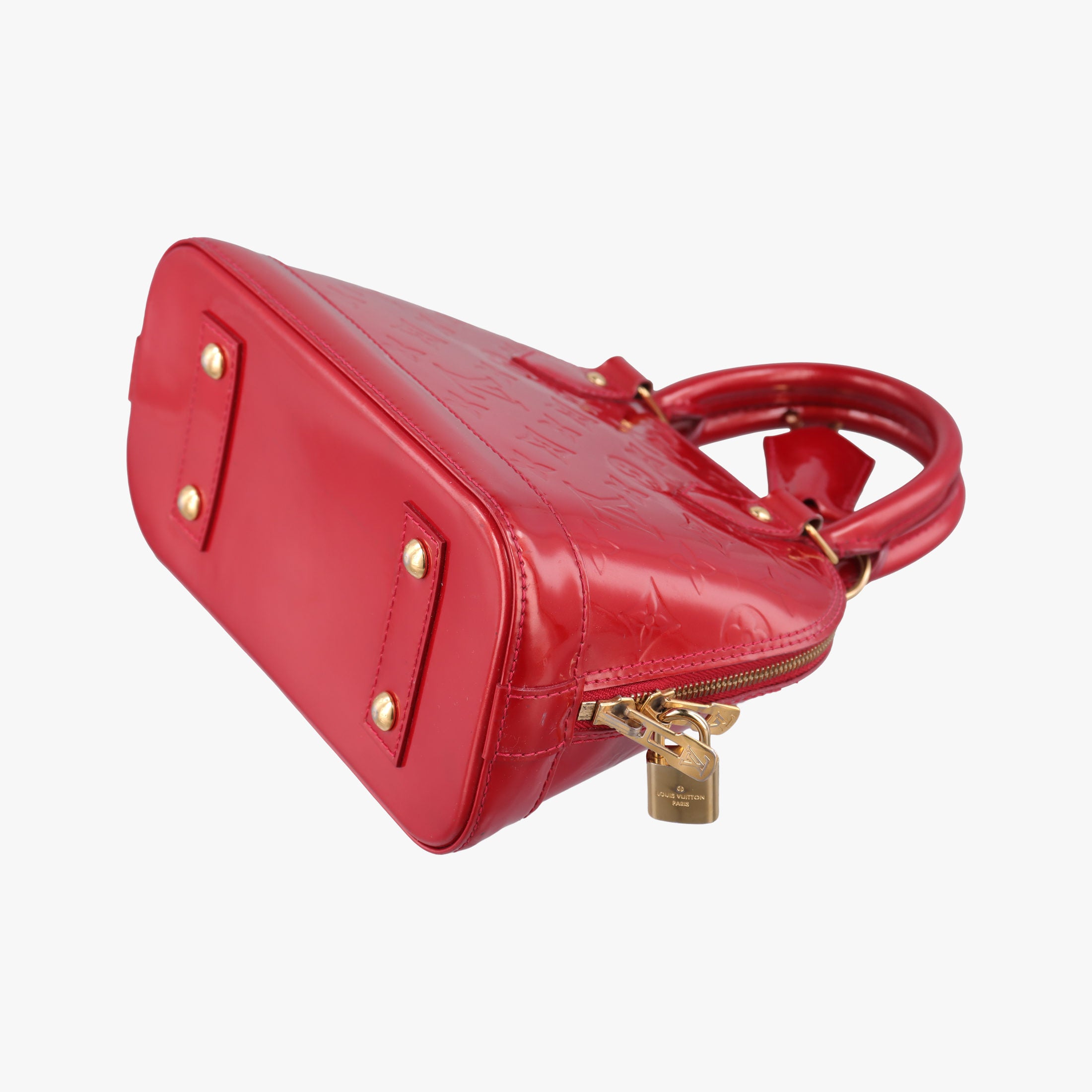 Vintage Louis Vuitton Alma BB CERISE Vernis M90174 shoulderbag | stylenewstar