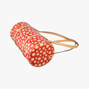 Secondhand Louis Vuitton Dot Infinity Papillon 30 ROUGE×white Vernis M91425 shoulderbag | stylenewstar