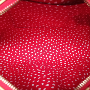 Secondhand Louis Vuitton Dot Infinity Papillon 30 ROUGE×white Vernis M91425 shoulderbag | stylenewstar