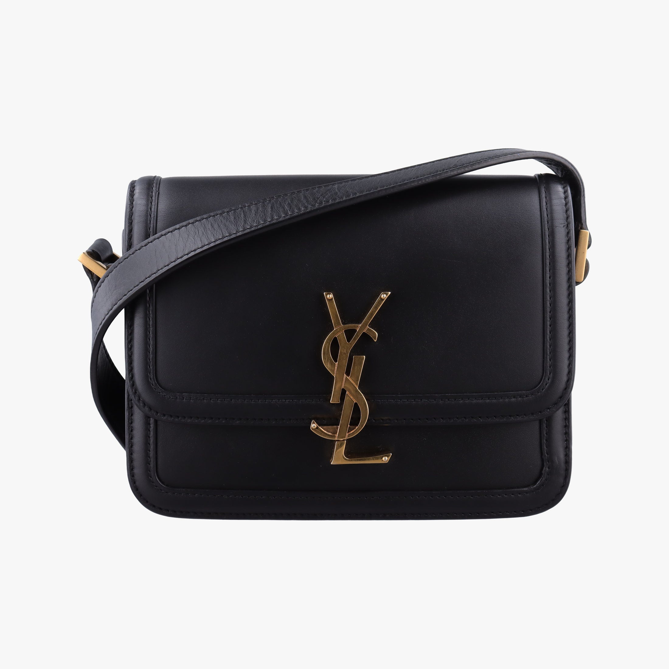 Secondhand Yves Saint Laurent Solferino Black Leather 634306 shoulderbag | stylenewstar