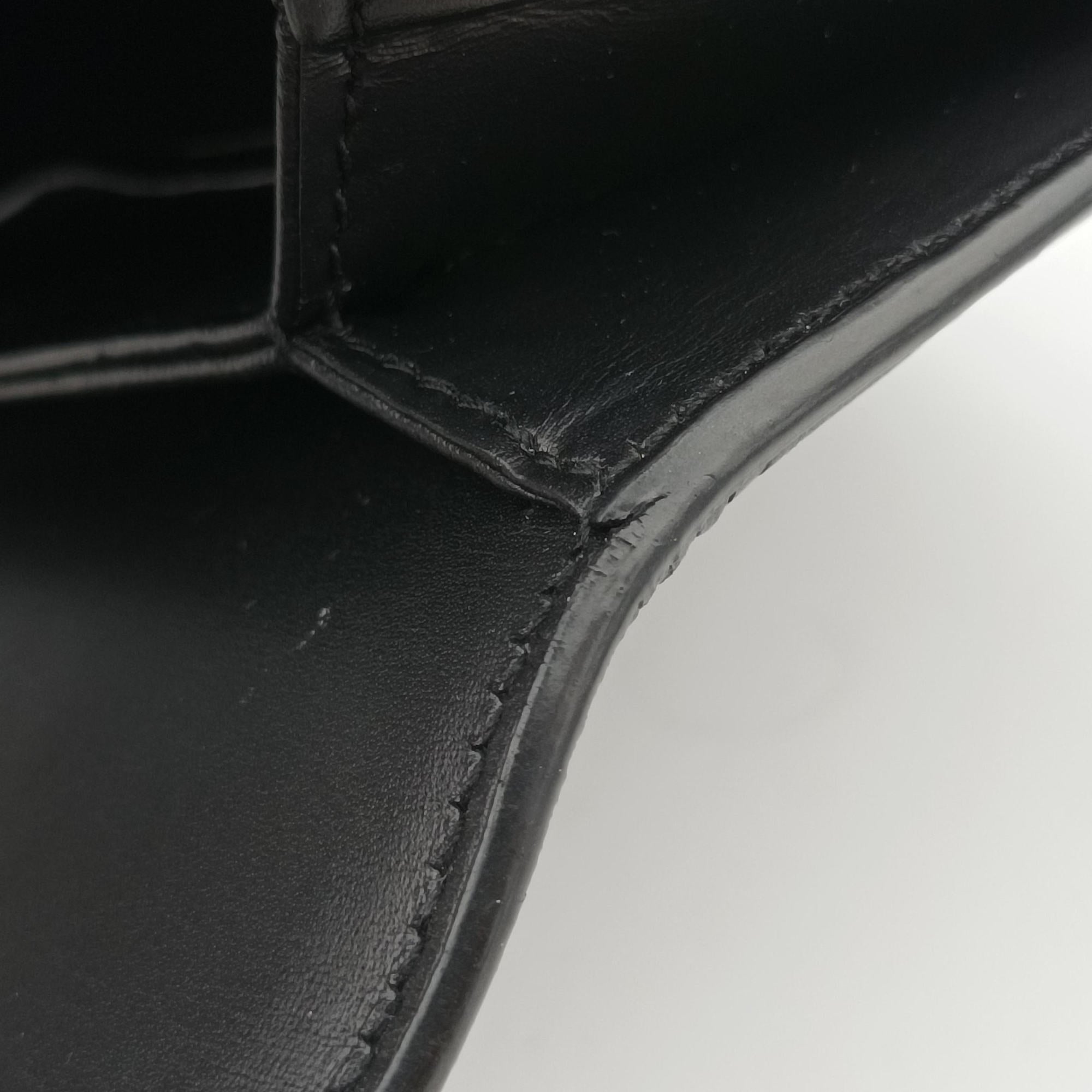 Secondhand Yves Saint Laurent Solferino Black Leather 634306 shoulderbag | stylenewstar