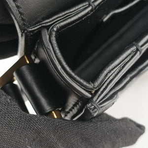 Secondhand Yves Saint Laurent Solferino Black Leather 634306 shoulderbag | stylenewstar