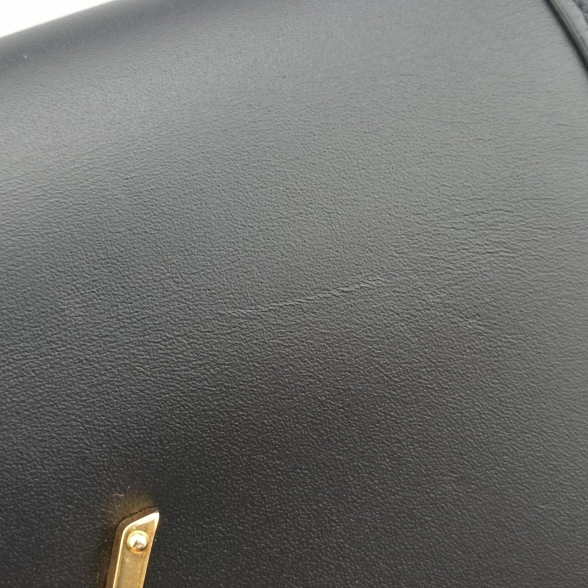 Secondhand Yves Saint Laurent Solferino Black Leather 634306 shoulderbag | stylenewstar